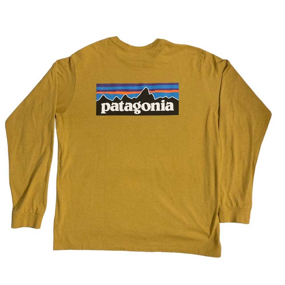 Patagonia Men's Long-Sleeved P-6 Logo Responsibili-Tee